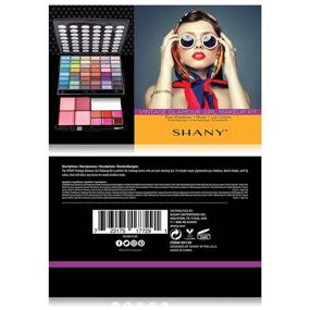 img 2 attached to 💄 SHANY Glamour Girl Vintage Makeup Kit - Eye Shadow, Blush, and Powder Palette