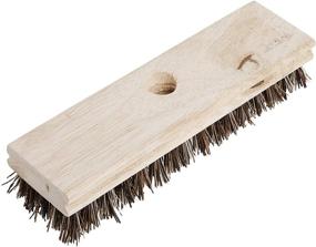 img 4 attached to 🧹 Quickie Outdoor Deck Scrub Brush, Heavy-Duty Rough Surface, Perfect for Scrubbing Wood or Concrete - Union Mix