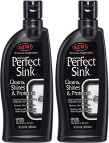 img 4 attached to 🚿 Premium Sink Cleaner and Polish by Hope: Restorative, Water-Repellant Formula, Stain Remover | Ideal for Brushed Stainless Steel, Cast Iron, Porcelain, Corian, Composite, Acrylic | 8.5 oz, Pack of 2