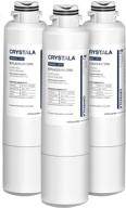 🚰 crystala filters da29-00020b refrigerator water filter - compatible with samsung da29-00020a/b, da29-00020b-1, haf-cin/exp, 46-9101, rf4267hars, rf25hmedbsr, rf28hmedbsr, rs25j500dsr - pack of 3 логотип