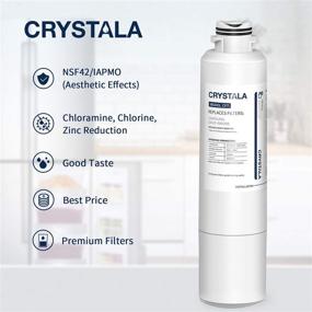 img 2 attached to 🚰 Crystala Filters DA29-00020B Refrigerator Water Filter - Compatible with Samsung DA29-00020A/B, DA29-00020B-1, HAF-CIN/EXP, 46-9101, RF4267HARS, RF25HMEDBSR, RF28HMEDBSR, RS25J500DSR - Pack of 3