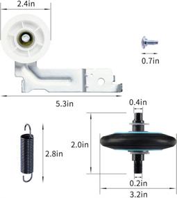 img 3 attached to 🔧 Enhanced Repair Kit for Samsung Dryer: Drum Roller DC97-16782A, Belt 6602-001655 & Idler Pulley DC93-00634A – Compatible Replacement for AP5325135 AP4373659 AP6038887 PS4221885 PS4133825