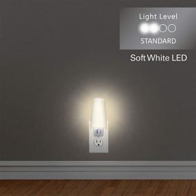 img 2 attached to 🔌 Lights by Night LED Plug-in Night Light: Manual On/Off, Energy Efficient and Soothing for Living, Hallway, Kid’s Room, Nursery, Bedroom, Bathroom, Basement - 1 Pack, Classic Shade