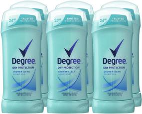 img 2 attached to 💦 Degree Women Shower Clean Invisible Solid Anti-Perspirant & Deodorant 2.6 oz (Pack of 6): Invisible Protection and Freshness that Lasts!
