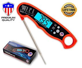 img 3 attached to 🌡️ Versatile Waterproof Meat Thermometer for Cooking, Grilling, and Smoking - Boucher Daniel’s BBQ, Milk, Oil, Yogurt, Meat, Candy, and Food Thermometer. Instant Read Digital Thermometer for Kitchen & Outdoor Cooking