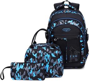 img 4 attached to 🎒 Ultimate Camouflage Bookbag for Elementary School Backpacks