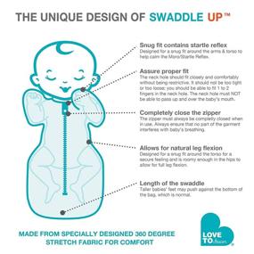 img 1 attached to 🛏️ Love To Dream Swaddle UP Organic: Cream, Newborn Size (5-8.5 lbs) for Dramatically Better Sleep - Self-Soothing Arms Up Position, Snug Fit Calms Startle Reflex