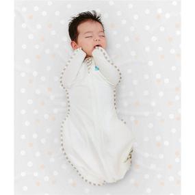 img 3 attached to 🛏️ Love To Dream Swaddle UP Organic: Cream, Newborn Size (5-8.5 lbs) for Dramatically Better Sleep - Self-Soothing Arms Up Position, Snug Fit Calms Startle Reflex
