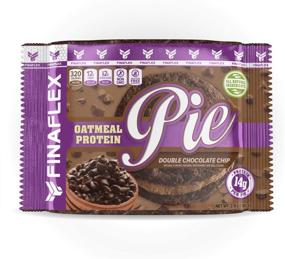 img 3 attached to 🥮 Oatmeal Protein Pie: Soft & Chewy Non GMO Snack with Creamy Marshmallow Filling (Double Chocolate Chip) - Gluten Free, Kosher, 14g Protein, 12g Fiber, Only 8 Sugars