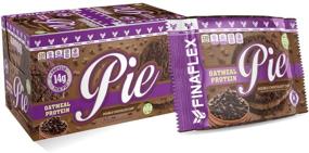 img 4 attached to 🥮 Oatmeal Protein Pie: Soft & Chewy Non GMO Snack with Creamy Marshmallow Filling (Double Chocolate Chip) - Gluten Free, Kosher, 14g Protein, 12g Fiber, Only 8 Sugars