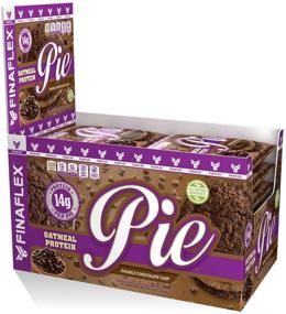 img 2 attached to 🥮 Oatmeal Protein Pie: Soft & Chewy Non GMO Snack with Creamy Marshmallow Filling (Double Chocolate Chip) - Gluten Free, Kosher, 14g Protein, 12g Fiber, Only 8 Sugars