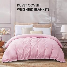 img 3 attached to Weighted Blanket Cover Breathable All Season