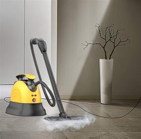 img 3 attached to 🔥 Moongiantgo 1500W High Temperature Steam Cleaner Multipurpose Steam Mop Vapor Cleaning Machine for Floor Carpet Kitchen Window Cars (0.8L Tank) - High-Performance Cleaning Appliance