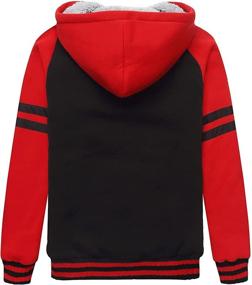 img 3 attached to SWISSWELL Sweatshirt Hoodie with Fleece Sleeves: Boys' Clothing for Comfort and Style