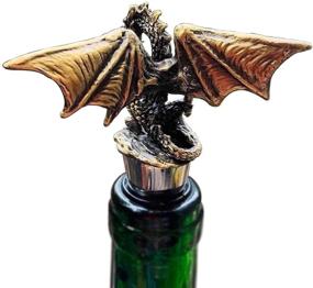 img 2 attached to 🐉 Exquisite Dragon Decorative Bottle Stopper: Ideal Gothic Wine Gift for Dragon Lovers