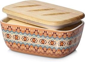 img 4 attached to 🧈 DOWAN Butter Dish Lid Refrigerator: Keep Your Butter Fresh and Chilled!