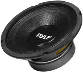 img 2 attached to 🔊 High Powered Car Audio Speaker System - 8 Inch PA Woofer with 500 Watt Output, Kapton Voice Coil, and 40 oz Magnet - PylePro PPA8 - Black