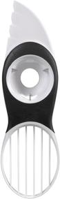 img 4 attached to 🥑 Efficient Avocado Preparation Made Easy with OXO Good Grips 3-in-1 Avocado Slicer, White/Black