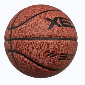 img 3 attached to 🏀 XEDGE Composite Leather Street Basketball Size 5/6/7 - Ideal for Indoor & Outdoor Game. Includes Needle, Pump, and Carry Bag