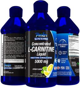 img 3 attached to 🍊 Ultimate Performance: TOP Rated L-Carnitine 5000 Mg Liquid Dietary Supplement - Strongest on Amazon - 16 Oz. - Delicious Orange and Pineapple Citrus Flavor! 100% Satisfaction Guaranteed or Your Money Back!