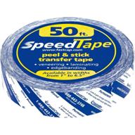 🔒 fast cap laminate tape: 2-sided, 1 inx50 ft clear tape for efficient adhesion logo