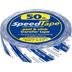 img 4 attached to 🔒 Fast Cap Laminate Tape: 2-Sided, 1 Inx50 ft Clear Tape for Efficient Adhesion