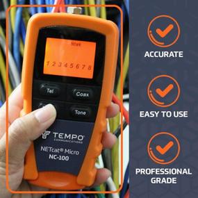 img 2 attached to 🔧 Enhanced Tempo Communications NC-100: Advanced Wiring Tester for Twisted Pair (STP/UTP) and Coaxial Cables (Latest Model)