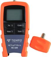 🔧 enhanced tempo communications nc-100: advanced wiring tester for twisted pair (stp/utp) and coaxial cables (latest model) логотип