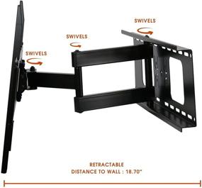 img 1 attached to 🔧 Versatile Heavy Duty Full Motion Wall Mount for 32-70 Inch Displays by MegaMounts