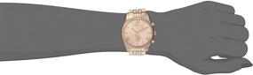 img 2 attached to U.S. Polo Assn. Women's USC40060 Rose Gold-Tone Analog Quartz Watch with Analog Display