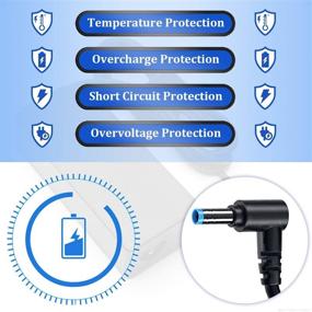 img 1 attached to 💡 HP 45W Power Adapter Charger for Pavilion TouchSmart 11 13 15 Series - Compatible with 741727-001, 721092-001, 719309-001