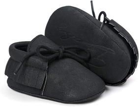 img 3 attached to Anti Slip Toddler Boy's Loafers with Tassels - Moccasins Shoes and Slippers