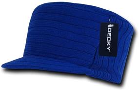 img 1 attached to 🧢 DECKY Flat Brim Cap