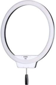 img 3 attached to 📸 YN608 LED Ring Video Light - Annular & Frameless Design, Adjustable Brightness, CRI≥95 with Handle Grip & Remote Controller - Perfect for Selfies!