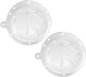 img 4 attached to 🍽️ ATPWONZ 2PCS Food Filter Jam Straining Set Strainer for 5 Inch Kitchen Funnel with 200 Mesh and 400 Mesh Options