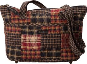 img 4 attached to 👜 Bella Taylor Quilted Cotton Country Patchwork Shoulder Bags