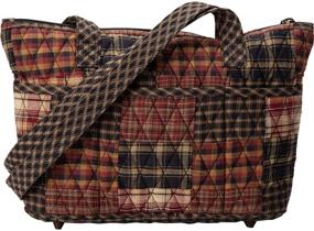 img 2 attached to 👜 Bella Taylor Quilted Cotton Country Patchwork Shoulder Bags