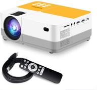 📽️ turewell h3 2021 upgraded video projector – 3600 lumens, 55000 hours, full hd 1080p with 180" display support – compatible with tv stick, home theater, ps4, hd, vga, av, usb, sd card, headphone logo