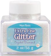 sulyn extra fine crystal diamond glitter stacker jar: 2oz, non-toxic, stackable & reusable, mess-reducing dispenser with multiple openings (sul50860) logo