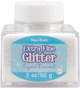 img 3 attached to Sulyn Extra Fine Crystal Diamond Glitter Stacker Jar: 2oz, Non-Toxic, Stackable & Reusable, Mess-Reducing Dispenser with Multiple Openings (SUL50860)