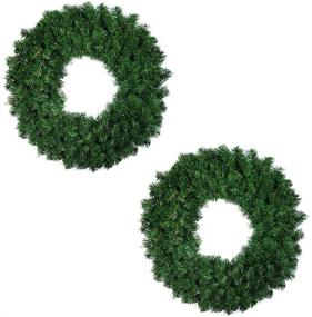 img 4 attached to MayLove US Christmas Wreath InchCanadian Artificial