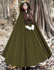 img 1 attached to Flygo Womens Poncho Trench Wedding Women's Clothing and Coats, Jackets & Vests