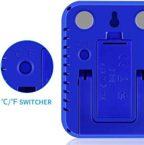 img 2 attached to iPower 2-Pack Digital Indoor Thermometer and Hygrometer: Accurate Temperature & Humidity Monitor with Backlight and Large LCD Display for Home, Office, Greenhouse, Garden