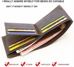 img 2 attached to 💼 Teen Boys' Bi-Fold Wallet Purse for Birthday and Everyday Use - Stylish Accessories for Teens, Wallets & Money Organizers