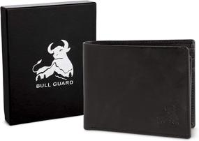 img 3 attached to 👜 Genuine Leather Men's Wallets, Card Cases & Money Organizers by Bull Guard: Uncompromising Quality and Security