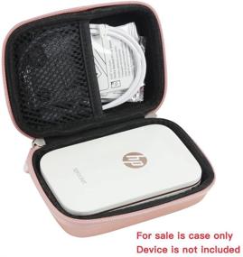 img 3 attached to Hard EVA Travel Case For HP Sprocket Portable Photo Printer By Hermitshell (Rose Gold)