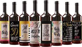 img 4 attached to Наклейки ко дню рождения Milestone Thirsty Presents