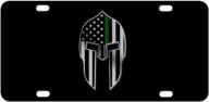 🔱 jass graphix spartan helmet molon labe thin green line hd 2d license plate logo