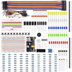 img 4 attached to 🔌 Ultimate Electronic Fun Bundle Learning Kit for Arduino Raspberry pi: Kuman K66 (236 Items)