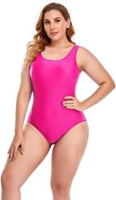 img 1 attached to 👙 Annbon Swimsuit: Stylish & Modest Monokini Swimwear for Women's Fashion